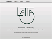 Tablet Screenshot of lattajewelry.com